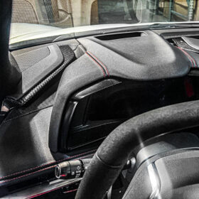Extreme Online Store EOS Corvette C8 Carbon Fiber Upper Dash Pad Trim Cover Kit for C8 Corvette