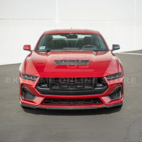 2024-Up Ford Mustang EOS Performance Dry CARbon Fiber Front Hood Vent Insert Cover - image 5