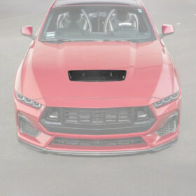 2024-Up Ford Mustang EOS Performance Dry CARbon Fiber Front Hood Vent Insert Cover - image 2