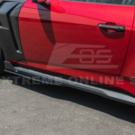 FFP Mustang S650 Gloss Black GT500 Style Side Skirts for S650 Mustang - Image 7