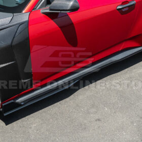 FFP Mustang S650 Gloss Black GT500 Style Side Skirts for S650 Mustang - Image 8