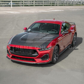 FFP Mustang S650 Dry Carbon Fiber Front Vented Hood With Insert for S650 Mustang - Image 3