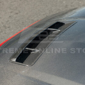 FFP Mustang S650 Dry Carbon Fiber Front Vented Hood With Insert for S650 Mustang - Image 11