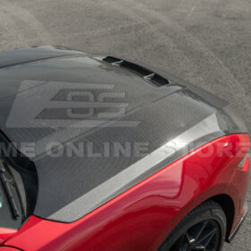 FFP Mustang S650 Dry Carbon Fiber Front Vented Hood With Insert for S650 Mustang - Image 9