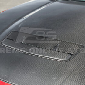 FFP Mustang S650 Dry Carbon Fiber Front Vented Hood With Insert for S650 Mustang - Image 16