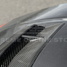 FFP Mustang S650 Dry Carbon Fiber Front Vented Hood With Insert for S650 Mustang - Image 13