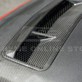 FFP Mustang S650 Dry Carbon Fiber Front Vented Hood With Insert for S650 Mustang - Image 12