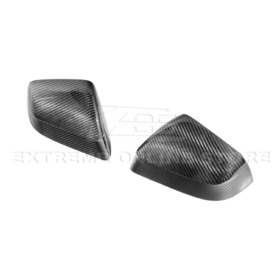 Extreme Online Store EOS Model Y Dry Carbon Fiber Tape On Side Mirror Cap Covers Pair for Tesla Model X - Image 5