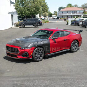 FFP Mustang S650 Gloss Black GT500 Style Side Skirts for S650 Mustang - Image 3