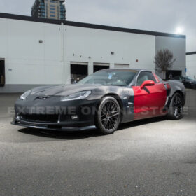 Extreme Online Store EOS Corvette C6 Base – C6 ZR1 Style Primed Full Front Bumper Cover Lip for C6 Corvette - Image 4