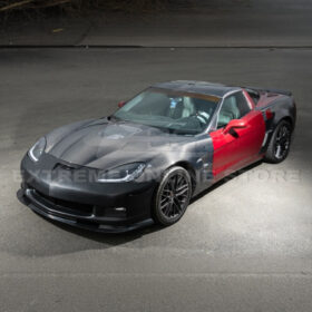 Extreme Online Store EOS Corvette C6 Base – C6 ZR1 Style Primed Full Front Bumper Cover Lip for C6 Corvette - Image 3
