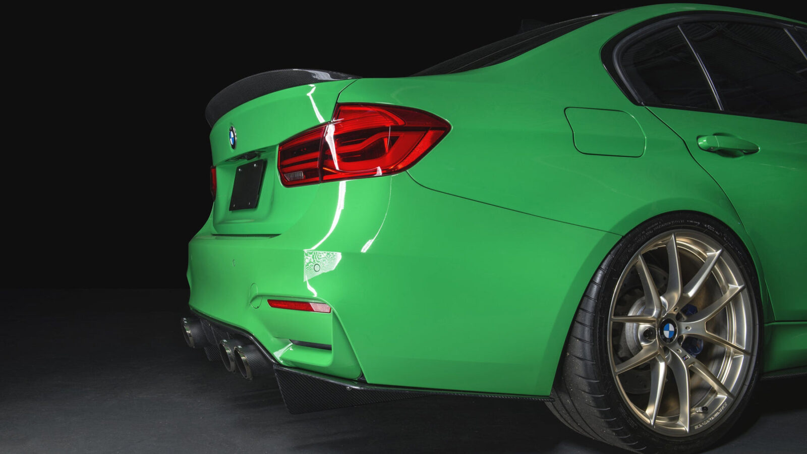 RSC 2014-2020 BMW F80 M3 Carbon Fiber Rear Diffuser - Image 4