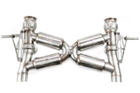 Fabspeed Motorsport Fabspeed Huracan Performante Valvetronic Dual Tone SuperSport X-Pipe Exhaust System for C8 Corvette