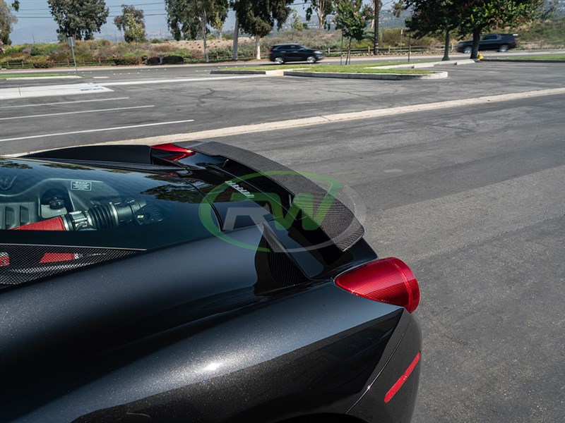 RW Carbon Ferrari 458 Carbon Fiber Rear Wing