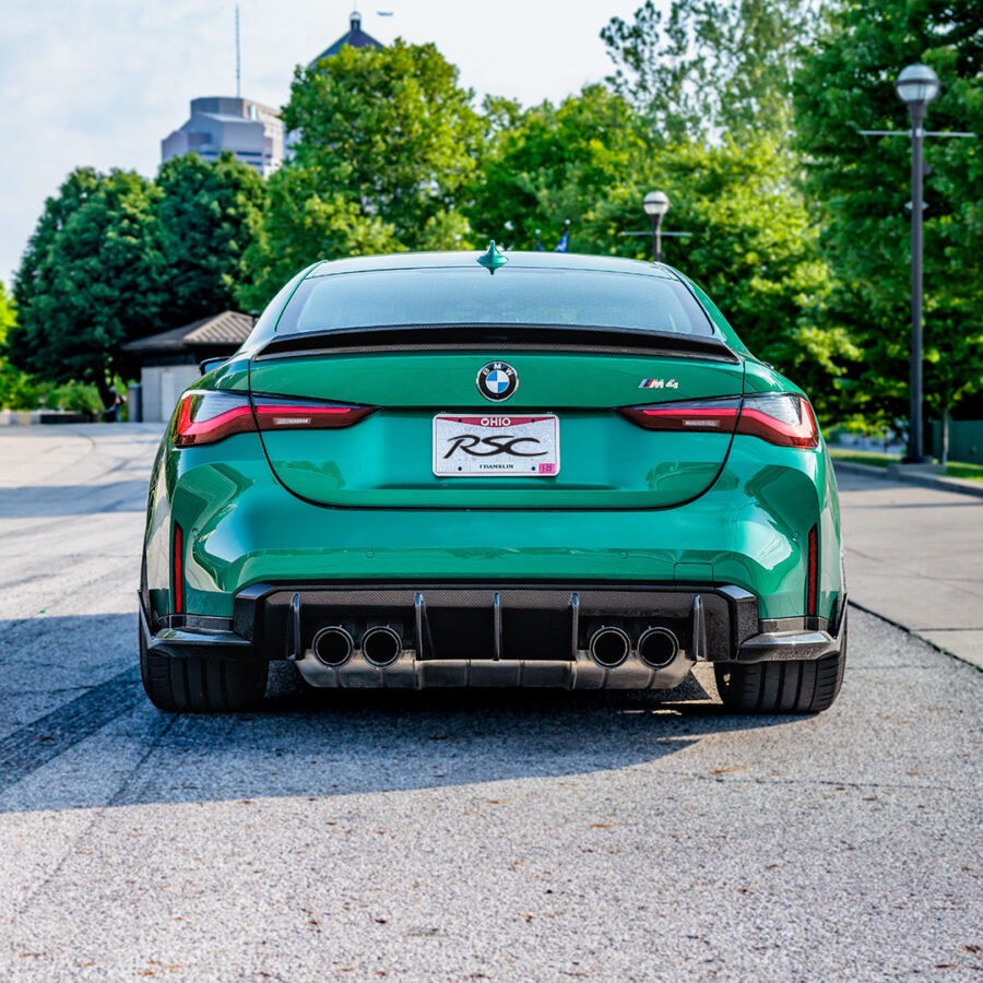 RSC 2021-2025 BMW G80 M3 G82 M4 M-Performance Style Carbon Fiber Rear Valence - Image 3