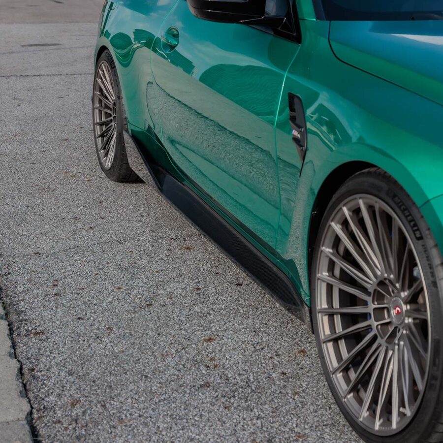 RSC 2021-2025 BMW G80 M3 M-Performance Style Carbon Fiber Side Skirts - Image 7