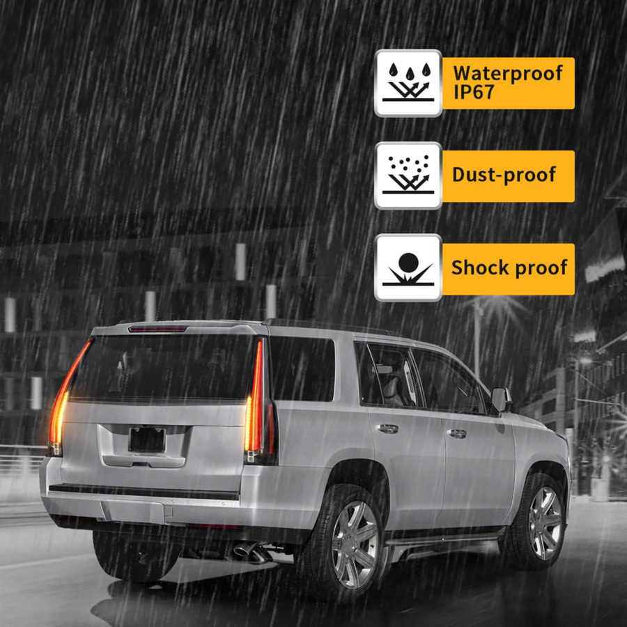 Vland 2015-2020 (4th Gen) GMC Yukon Tail Lights With Upgrade LED Kit - Image 5