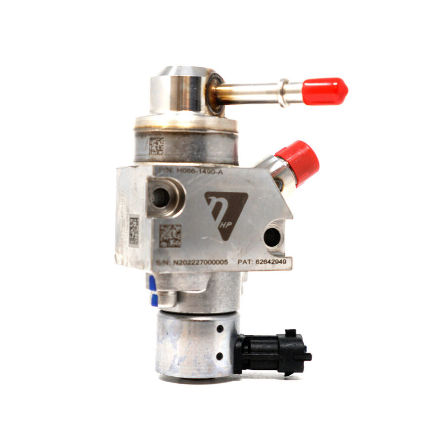 Nostrum 2015-2023 Ford Mustang 2.3L Ecoboost Standard Bore Plus High Pressure Fuel Pump Kit — Side View