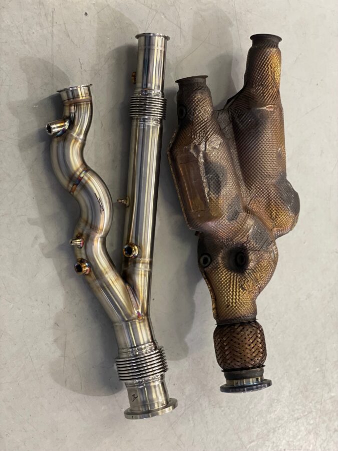 Unobtainium Aventador SVJ High Flow 3" Downpipes - Image 2