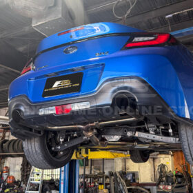Extreme Online Store EOS 2022-Present GR86 Subaru BRZ BOSO Style Muffler Delete Cat Back Exhaust - Image 4