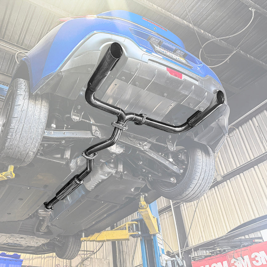 2022-Present Toyota GR86 Subaru BRZ BOSO Style Muffler Delete Cat Back Exhaust