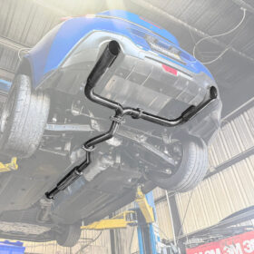 Extreme Online Store EOS 2022-Present GR86 Subaru BRZ BOSO Style Muffler Delete Cat Back Exhaust - Image 3