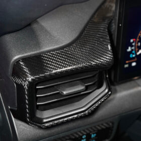 2024-Up Mustang DRY CARBON FIBER AC Outlet Trim Cover - image 2