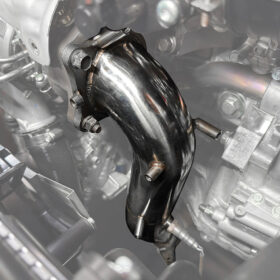 Extreme Online Store EOS 2022-Present Honda Civic Accord Acura Integra 1.5T Catted Downpipe - Image 3
