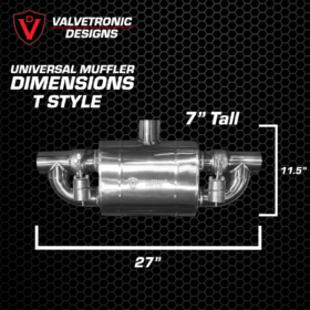 Valvetronic Designs Universal Valved Muffler Kit