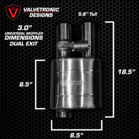 Valvetronic Designs Universal Valved Muffler Kit