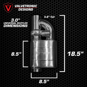 Valvetronic Designs Universal Valved Muffler Kit