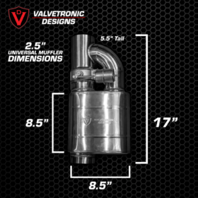 Valvetronic Designs Universal Valved Muffler Kit