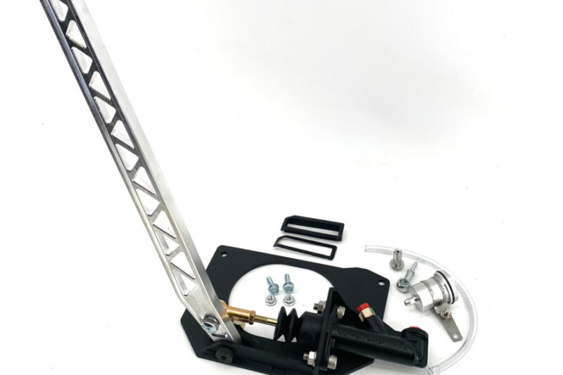 Synergy Race Development Handbrake Kit installed in S550 Mustang