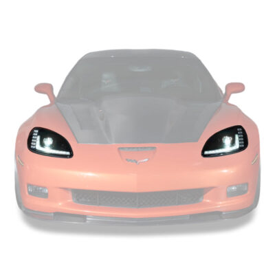 EOS 2005-13 Corvette C6 l C7 Style Projector LED Sequential Signal Turn Headlights