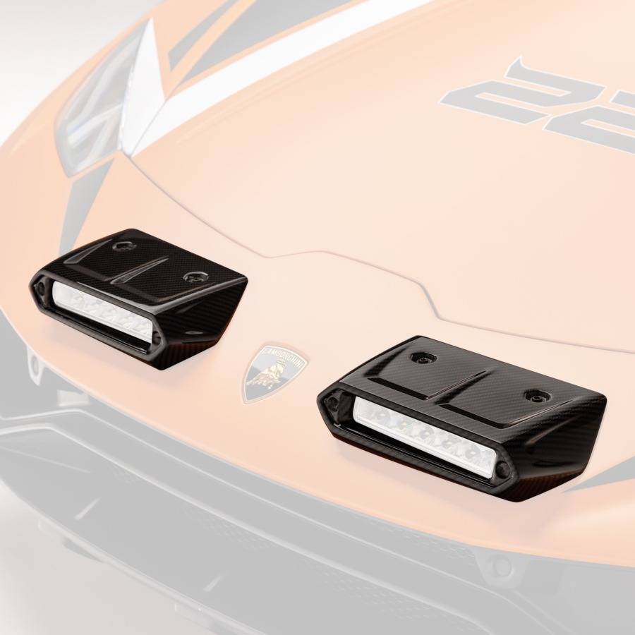 Vorsteiner 2023-2024 Lamborghini Huracan LP580/LP610 Huracan Sterrato VRS Aero Fog Light Covers Carbon Fiber PP 2×2 Glossy