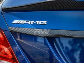 RW Carbon W205 Sedan Carbon Fiber Trunk Trim - Image 3