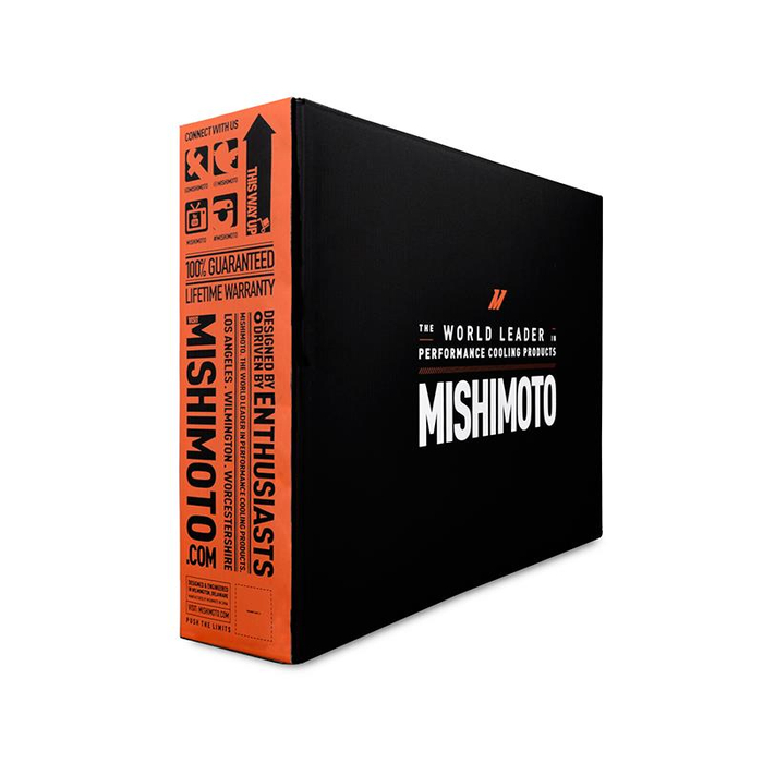 Mishimoto 14.9" x 28.3" Single Pass 2-Row Race Aluminum Radiator - Image 3