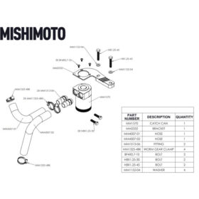 Mishimoto Baffled Oil Catch Can, Fits F8X M3/M4 for BMW M3 - Image 9