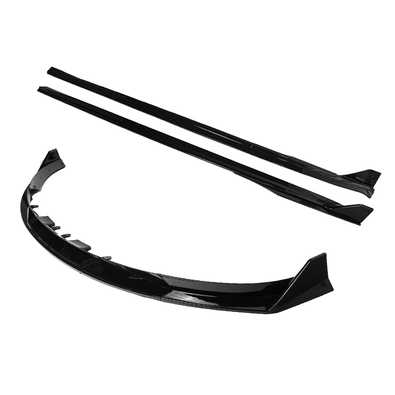 Extreme Online Store EOS Model 3 Track Front Lip Splitter & Side Skirts for Tesla Model X - Image 2