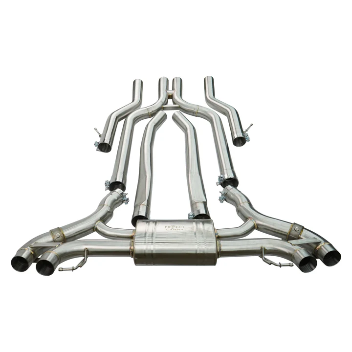Project Gamma BMW F90 M5 Stainless Steel Catback Exhaust System - Image 4