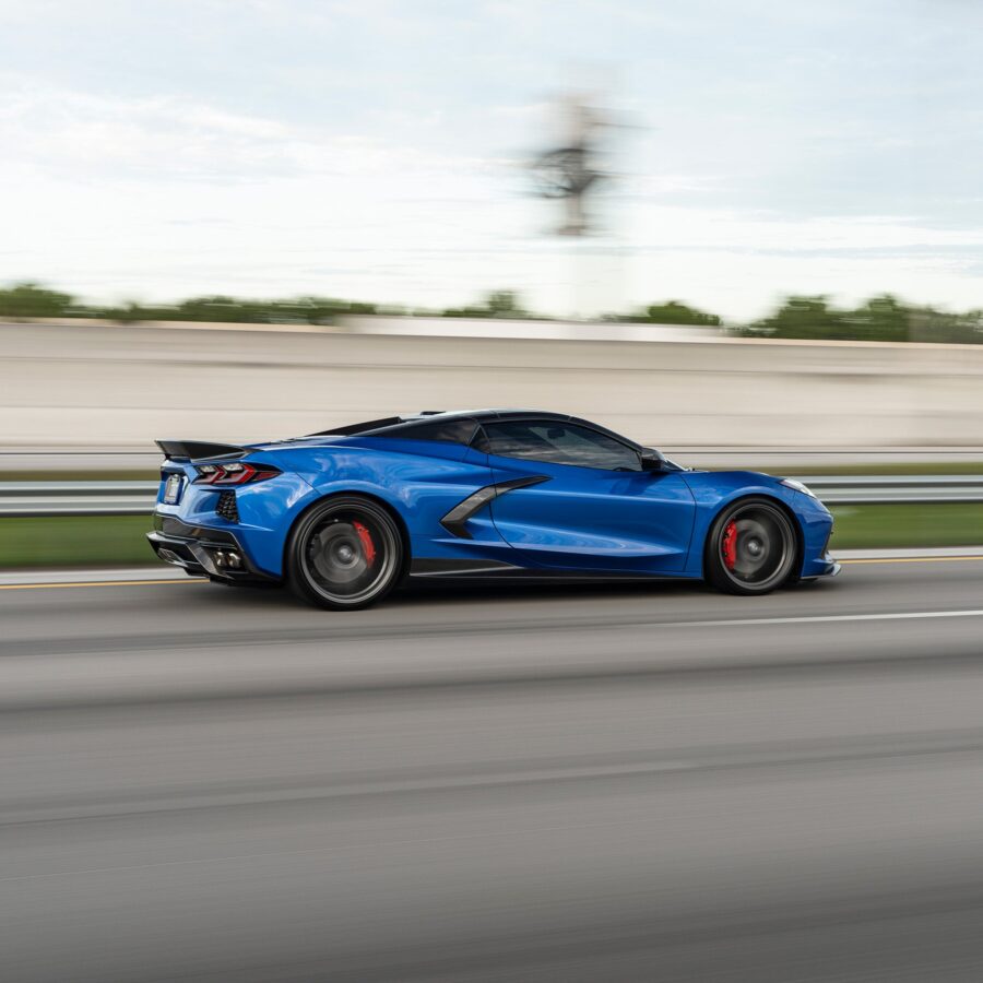 RSC 2020-2025 Chevrolet Corvette C8 Stingray GT Ducktail Carbon Fiber Rear Spoiler - Image 6