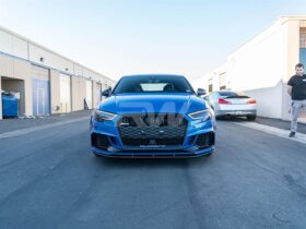 RW Carbon 8V RS3 17-21 V2 CF Front Lip Spoiler for Audi RS3 - Image 2