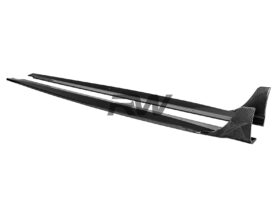 RW Carbon A5 S-Line S5 Facelift CF Side Skirt Extensions for Audi RS5 - Image 4