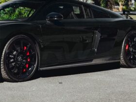 RW Carbon R8 4S GT Style Carbon Fiber Side Skirt Extensions - Image 2