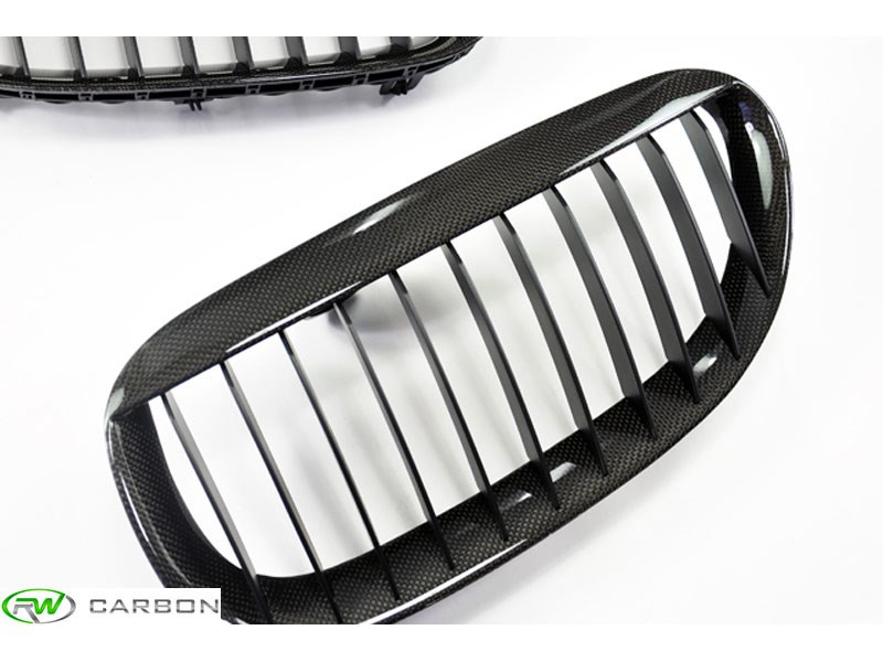 RW Carbon BMW E63 E64 6 Series Carbon Fiber Grilles - Image 3