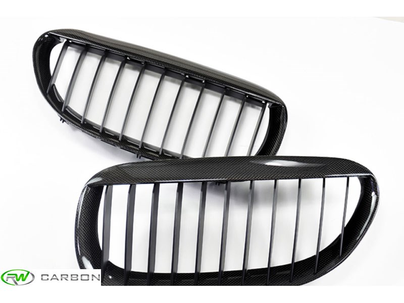 RW Carbon BMW E63 E64 6 Series Carbon Fiber Grilles