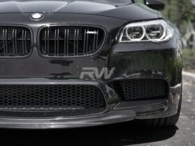RW Carbon F10 M5 Center Carbon Fiber Front Lip Spoiler - Image 3