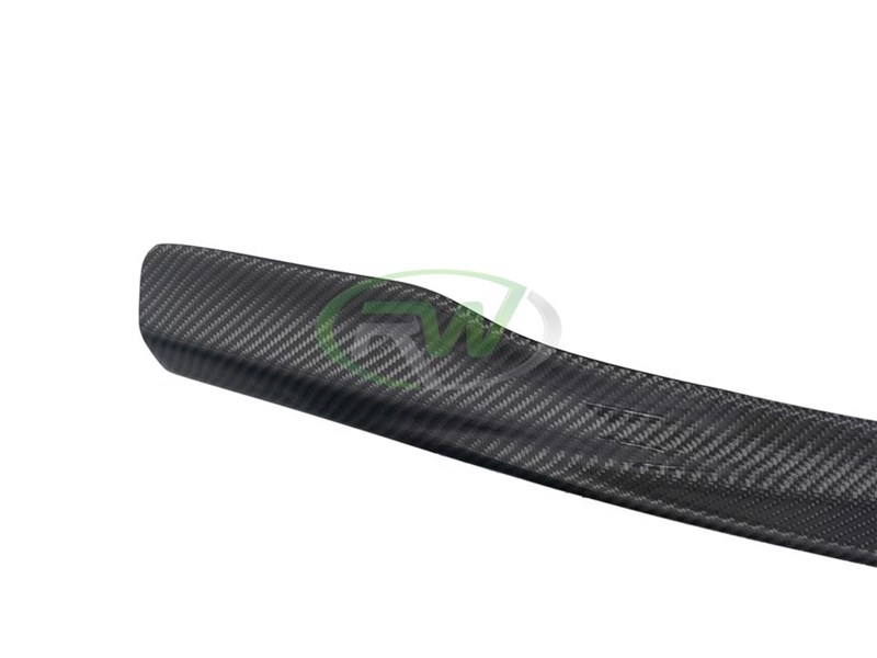 RW Carbon BMW F10 M5 Center Carbon Fiber Front Lip Spoiler - Image 5