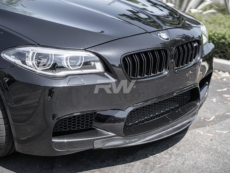 RW Carbon BMW F10 M5 Center Carbon Fiber Front Lip Spoiler