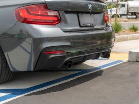 RW Carbon F22 F23 3D Style Carbon Fiber Diffuser - Image 7
